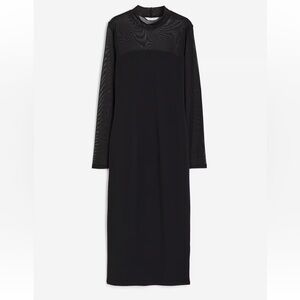 H&M Classic Black Long Sleeve Dress